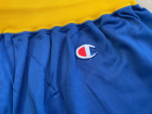 90s Champion Golden State Warriors Basketball Shorts Blue XL – Clout Closet