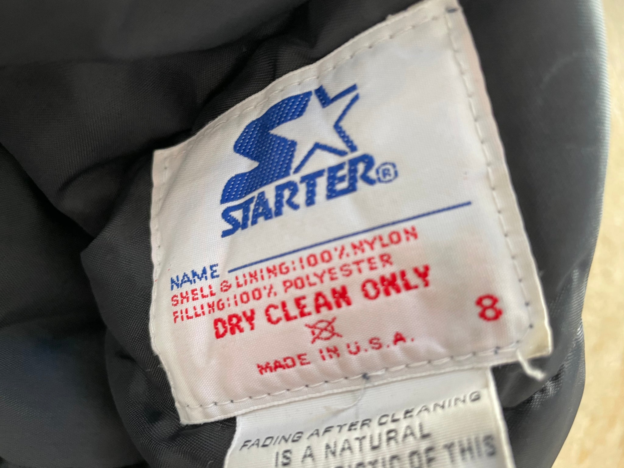 Vintage San Jose Sharks Starter Satin Hockey Jacket, Size Small – Stuck In  The 90s Sports