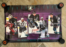 Load image into Gallery viewer, Vintage Mighty Ducks of Anaheim Costacos Brothers NHL Hockey Poster