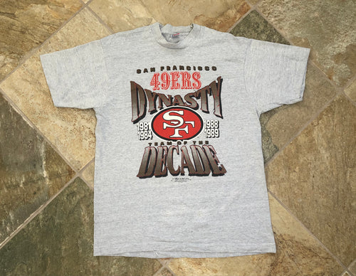 Vintage San Francisco 49ers Team of the Decade Starter Football Tshirt, Size XL