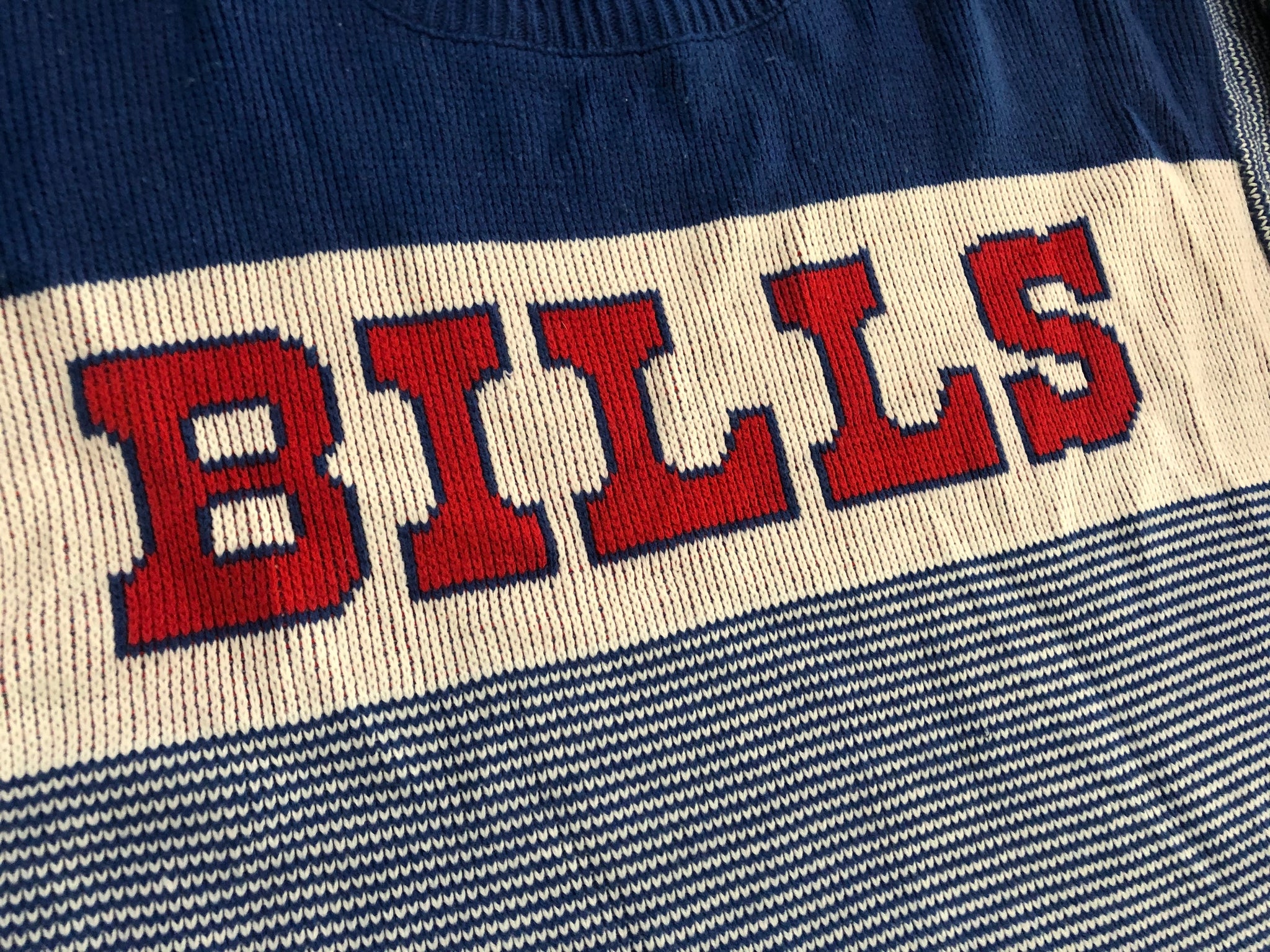 Vintage Vintage Cliff Engle Buffalo Bills Knit Sweater RARE