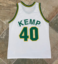 Load image into Gallery viewer, Vintage Seattle SuperSonics Shawn Kemp Champion Basketball Jersey, Size 48, XL