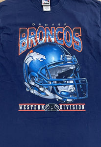 Vintage Denver Broncos Pro Player Football Tshirt, Size Large
