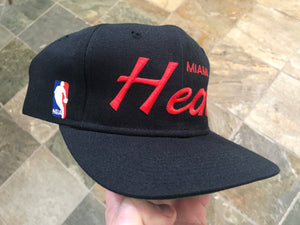 NWT Vintage MIAMI HEAT Sports Specialties NBA Snapback Hat Starter Script  Splash