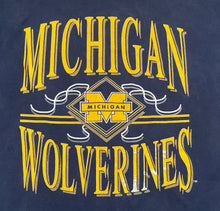 Load image into Gallery viewer, Vintage Michigan Wolverines Logo 7 College Tshirt, Size Large