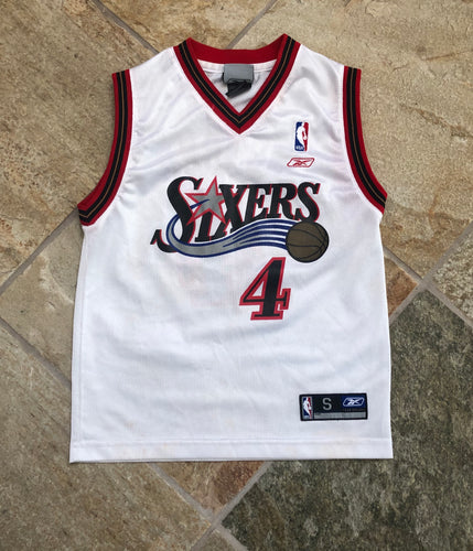 Vintage Philadelphia 76ers Chris Webber Reebok Basketball Jersey, Size Youth Small, 6-8