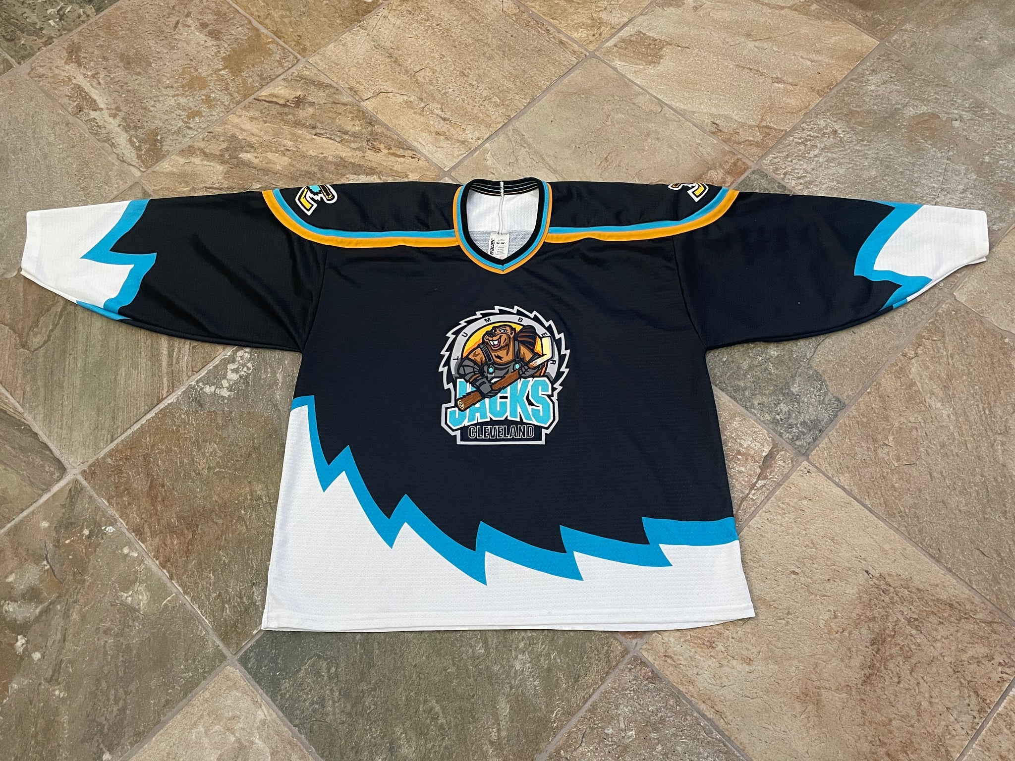 Vintage Memphis River Kings CHL Bauer Hockey Jersey, Size Large