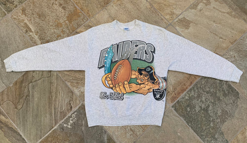 Vintage Oakland Raiders Salem Sportswear Football Sweatshirt, Size Large