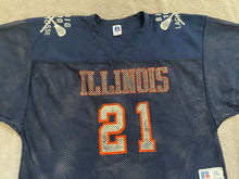 Load image into Gallery viewer, Vintage Illinois Fighting Illini Game Used Lacrosse Jersey, Size XL ###