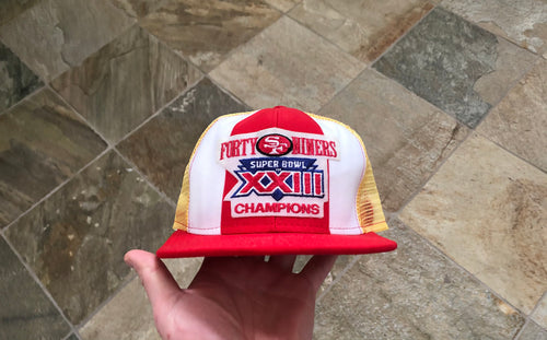 Vintage San Francisco 49ers Super Bowl XXIII AJD Snapback Football Hat