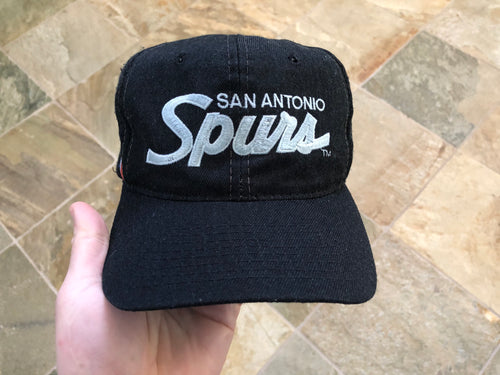 Vintage San Antonio Spurs Sports Specialties Script SnapBack Basketball Hat