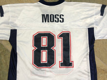 Load image into Gallery viewer, Vintage New England Patriots Randy Moss Reebok Football Jersey, Size XL