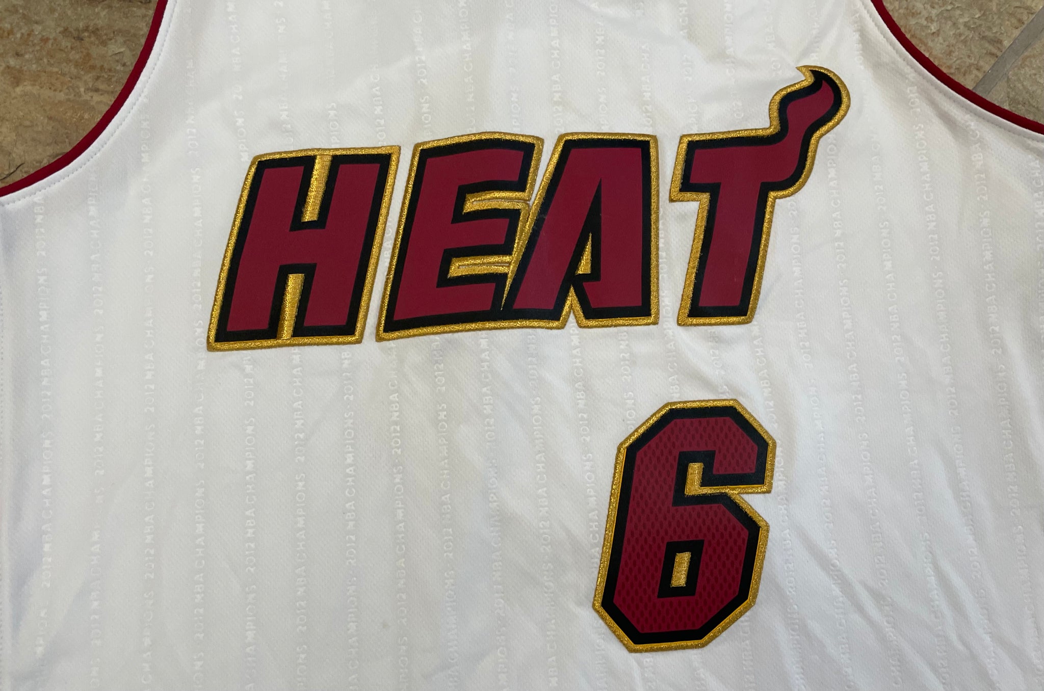 Vintage ADIDAS NBA Miami Heat LeBron James Basketball Sports Vest