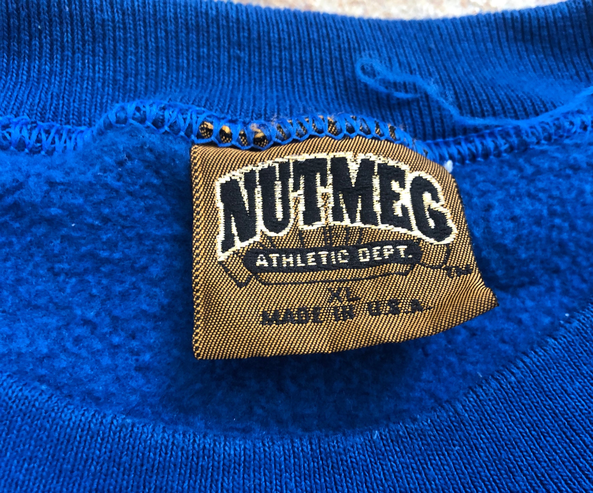 NHL St Louis Blues Vintage 90's Nutmeg Long Sleeve Sports Polo
