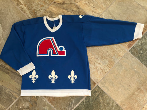 Vintage Quebec Nordiques CCM Maska Hockey Jersey, Size Large