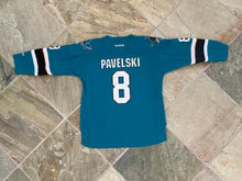 Load image into Gallery viewer, San Jose Sharks Joe Pavelski Reebok Hockey Jersey, Size Youth Large/XL, 14-16