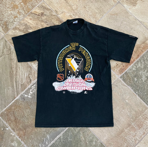 Vintage Pittsburgh Penguins Starter Hockey Tshirt, Size XL
