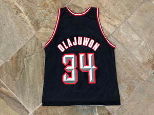 Vintage Houston Rockets Hakeem Olajuwon Reversible Champion Basketball Jersey, Size 40, Medium
