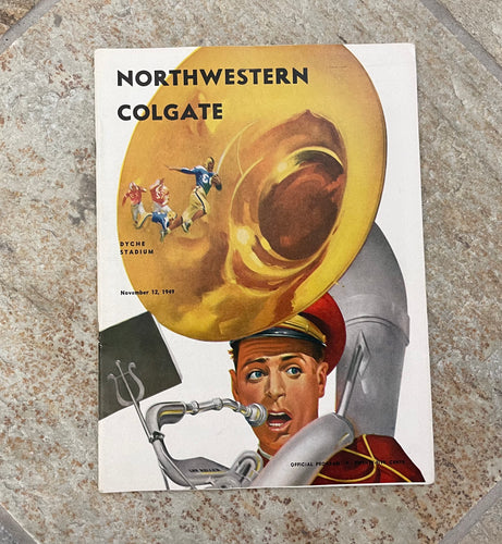 Vintage Northwestern Wildcats Colgate Raiders 1949 College Football Program ###