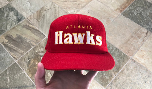 Vintage Atlanta Hawks Starter Arch Snapback Basketball Hat