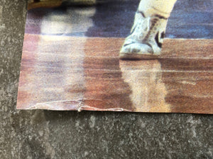 Vintage North Carolina Tar Heels Michael Jordan Converse College Basketball Poster ###