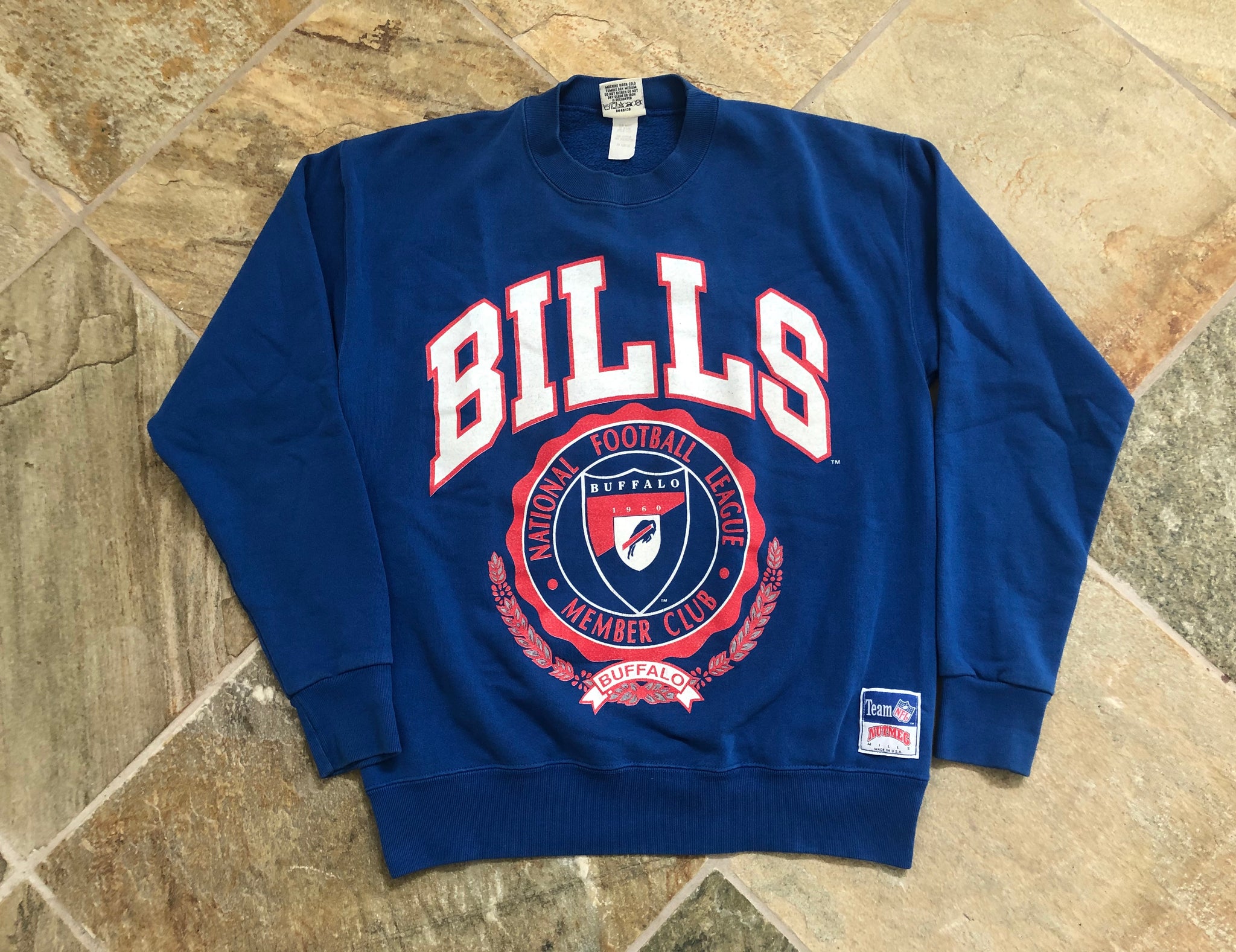 Vintage Buffalo Bills Nutmeg Football Sweatshirt, Size XXL