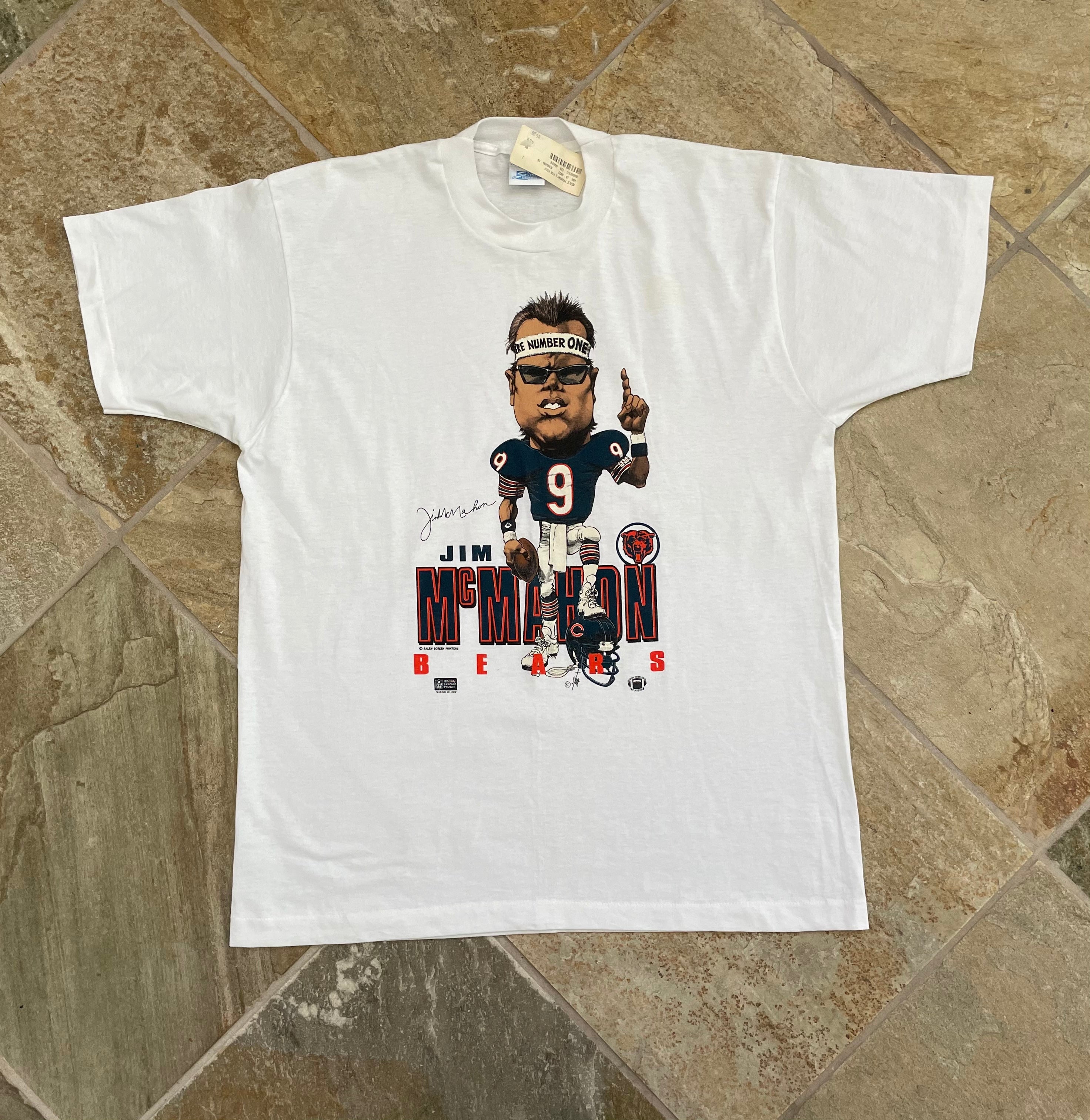 Vintage Chicago Bears Jim McMahon Salem Sportswear Football Tshirt