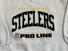 Load image into Gallery viewer, Vintage Pittsburgh Steelers Russell Proline Football Sweatshirt, Size Large