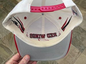 Vintage Detroit Red Wings Logo Athletic Diamond Snapback Hockey Hat