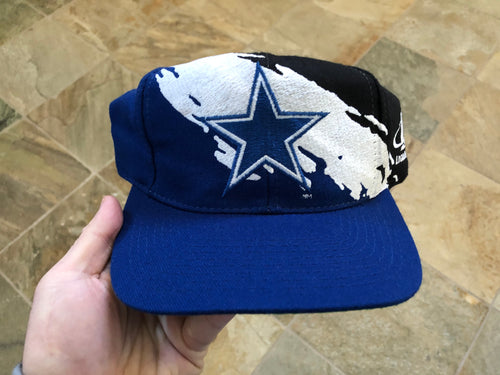 Vintage Dallas Cowboys Logo Athletic Splash Snapback Football Hat