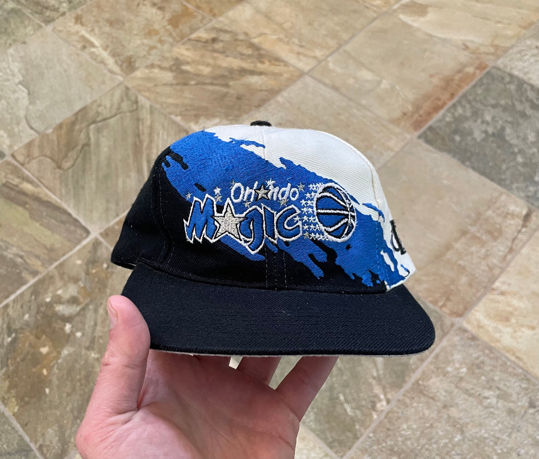 Vintage Orlando Magic Logo Athletic Splash Snapback Basketball Hat