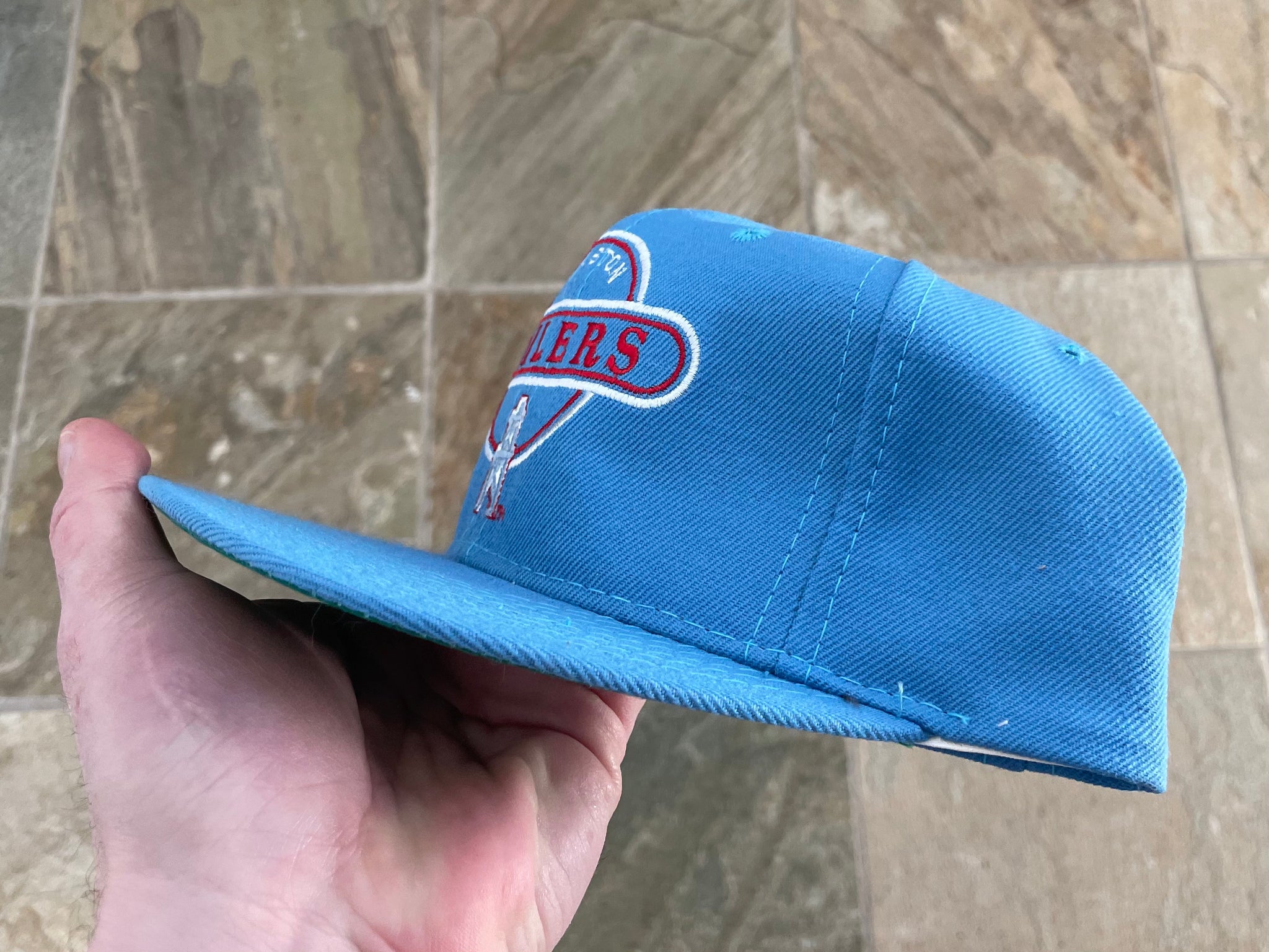 Vintage Houston Oilers Hat 90s Sports Specialties Wool Fitted Cap