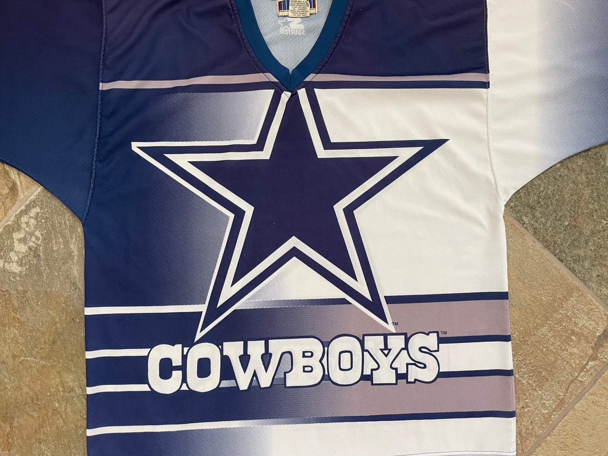 Vintage Dallas Cowboys Football T Shirt Jersey 18 Bernie Kosar 