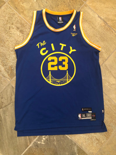 Jason Richardson Golden State Warriors Throwback Reebok Basketball Jersey, Size XL