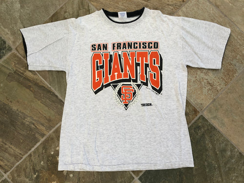 Vintage San Francisco Giants Trench Baseball Tshirt, Size Large