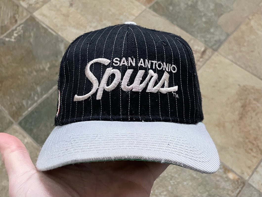 Vintage San Antonio Spurs Sports Specialties Script Snapback Basketball Hat