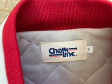 Load image into Gallery viewer, Vintage Philadelphia 76ers Chalk Line Satin Basketball Jacket, Size Large