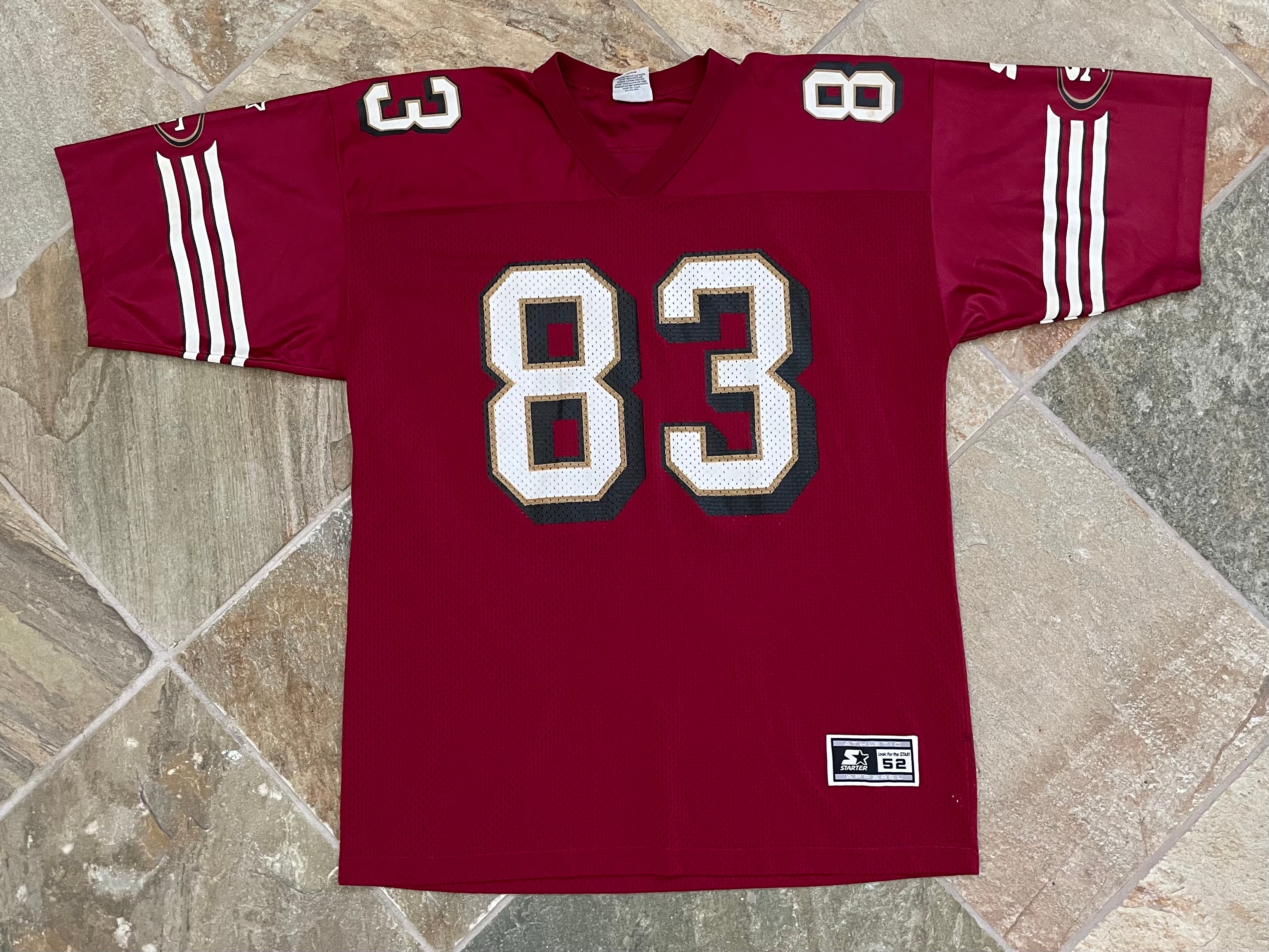 Vintage San Francisco 49ers Jerry Rice Starter Football Jersey, Size 5 –  Stuck In The 90s Sports