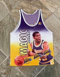 Vintage Los Angeles Lakers Magic Johnson Starter Basketball Jersey, Size Large