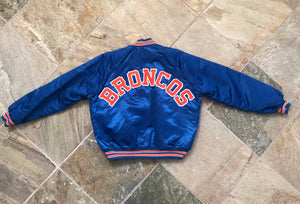 Vintage Denver Broncos Chalkline Satin Football Jacket, Size XL
