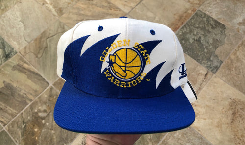 Vintage Golden State Warriors Logo Athletic Sharktooth Snapback Basketball Hat