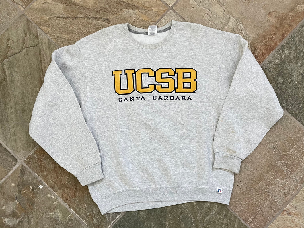 Vintage UCSB Gauchos Russell College Sweatshirt, Size Large