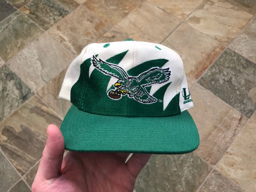 Vintage Philadelphia Eagles Logo Athletic Sharktooth Snapback Football Hat