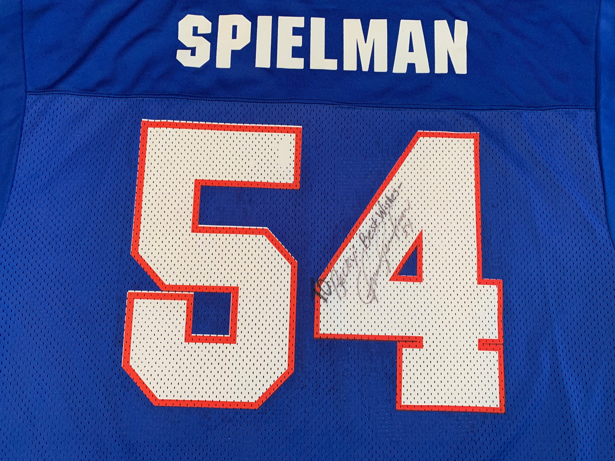 chris spielman bills jersey