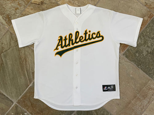 Vintage Oakland Athletics Yoenis Céspedes Majestic Baseball Jersey, Size XL