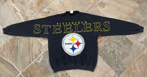 Vintage Pittsburgh Steelers Cliff Engle Football Sweatshirt, Size XL