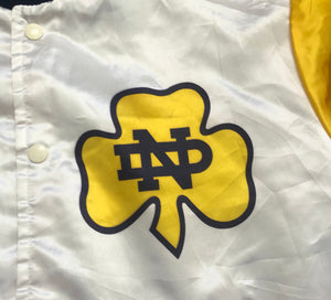 Vintage Notre Dame Fighting Irish Chalk Line Fanimation College Jacket, Size Medium
