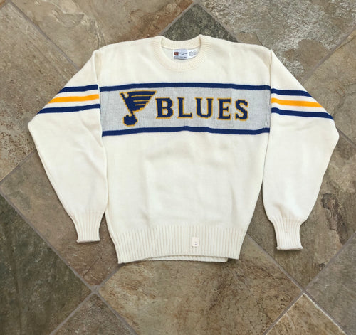 Vintage St. Louis Blues Cliff Engle Hockey Sweater Sweatshirt, Size Medium