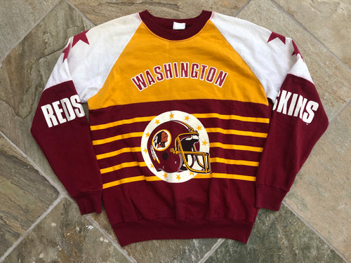 Vintage Washington Redskins Football Sweatshirt, Size Large