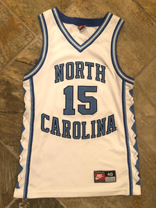 Vintage Nike North Carolina Tar Heels Vince Carter Basketball College Jersey, Size 40, Medium
